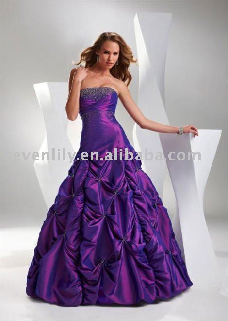 prom dresses 2011 purple. Purple Ball Gown Prom