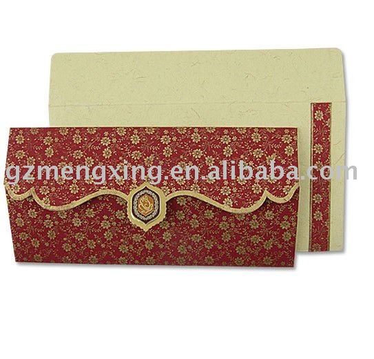 See larger image Traditional Indian Wedding Invitation HW088