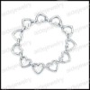 Corazón de plata cadena brazalete y moda 925 joyas de plata YH (37)