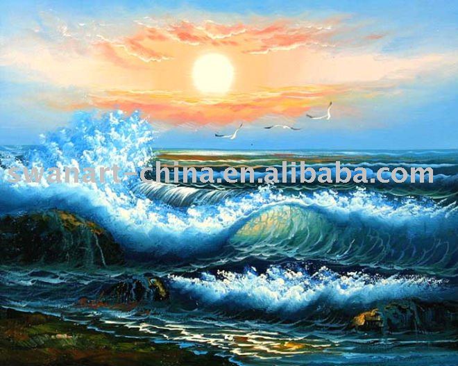 Ocean Waves Painting