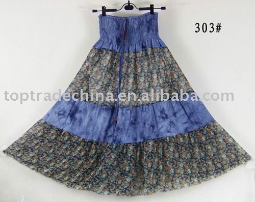 Bohemian dress BOHO style dresses Vintage halter Dress Skirt yt0063