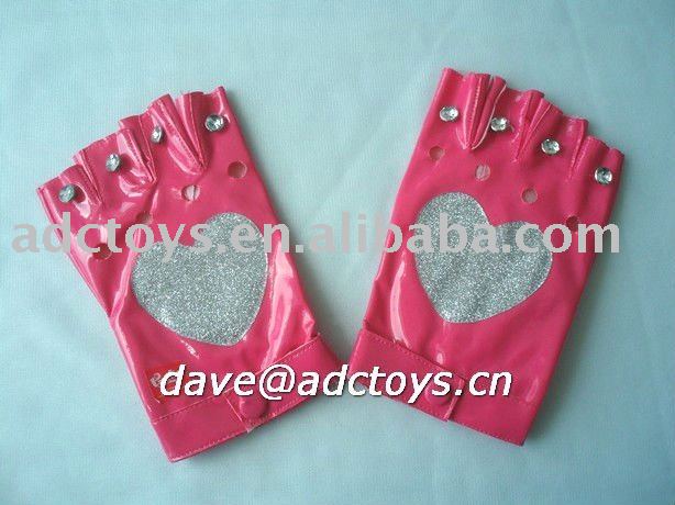 fingerless gloves fashion. Fake Leather Pink Printing Fashion Ladies Fingerless Gloves With Rhinestone(China (Mainland)) middot; See larger image: Fake Leather Pink Printing Fashion Ladies