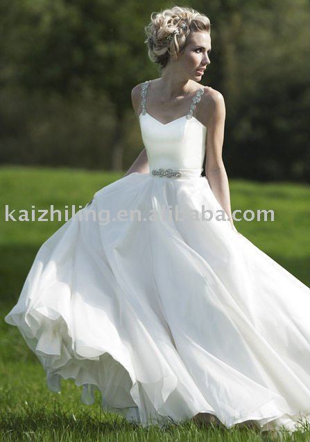 Sweet heart outdoor garden wedding dresswedding gownbride dress