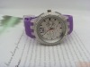 barato deporte púrpura banda de silicona Watch