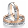 GR281-9k de oro de dos colores anillo de bodas