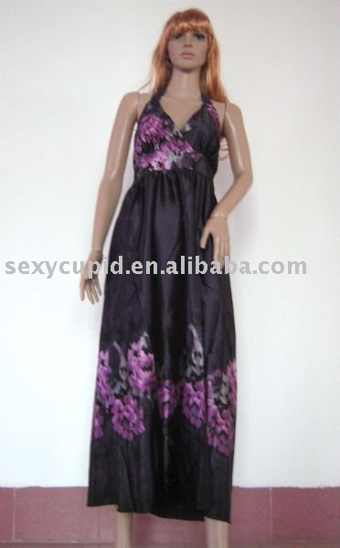 women purple maxi dress 95 Polyester5 Spandex