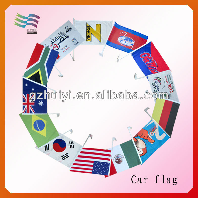 High quality Car flags for advertisement