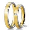 GR512 de color amarillo oro y el anillo de bodas paladio