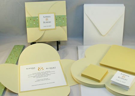 Yellow Wedding Invitation Card