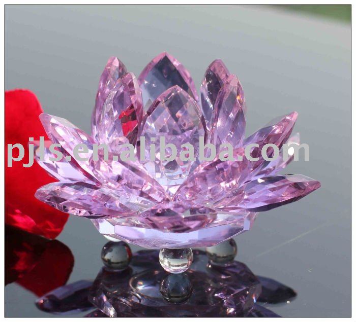 See larger image lotus crystal centerpiece