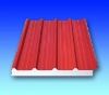 Galvanized steel corrugated sheet red