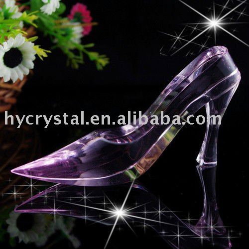 beautiful Purple crystal shoes wedding gifts