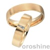 GR405-18 quilates en oro amarillo anillo de bodas