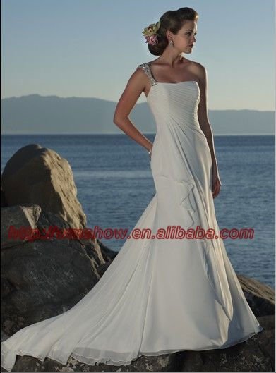 2011 Latest Style Top Quality Beautiful Beach Casual Real Princess Wedding 