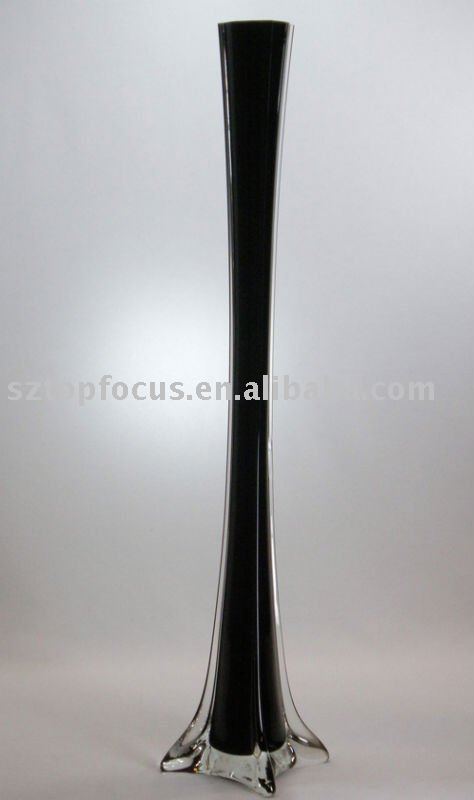 tall glass vases. See larger image: EIFFEL TOWER TALL GLASS VASES FOR WEDDING OSTRICH FEATHER