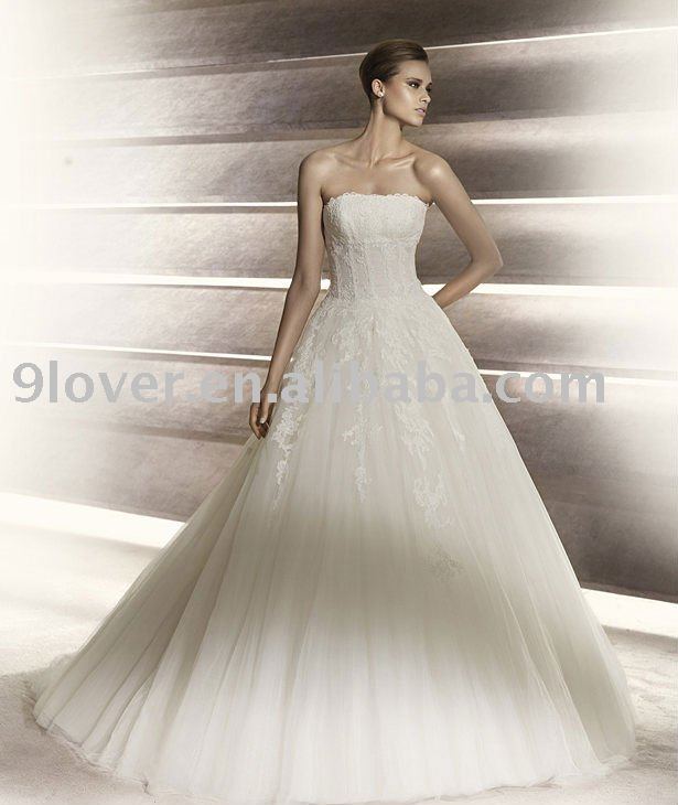 2012 New Luxury lace ball gown wedding dress PRO20121
