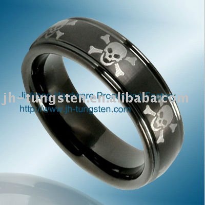 Skull Wedding Rings on Ring Tungsten Steel Skull Ring Hot Sales Tungsten Steel Skull Ring