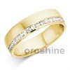 GR673-14 quilates de oro amarillo anillo de bodas