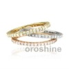 GR762 de oro los anillos de boda para las mujeres
