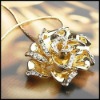2011 de oro de moda collar de flores a la venta caliente
