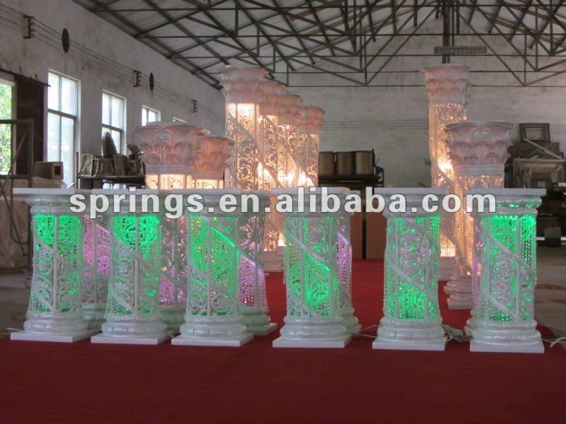 crystal Decoration wedding columns