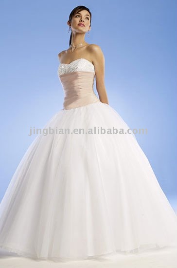 white beaded ball gown corset bodice quinceanera dress wlf589