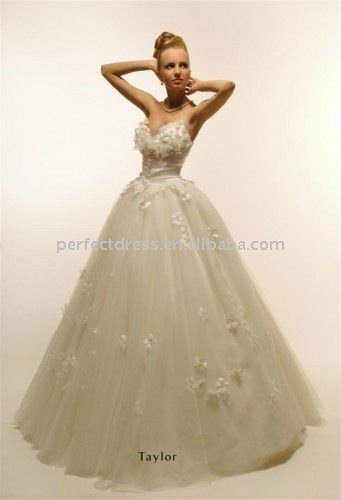 wholesale asymmetric spanish lace wedding dress