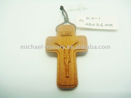 Detailed Wooden Cross