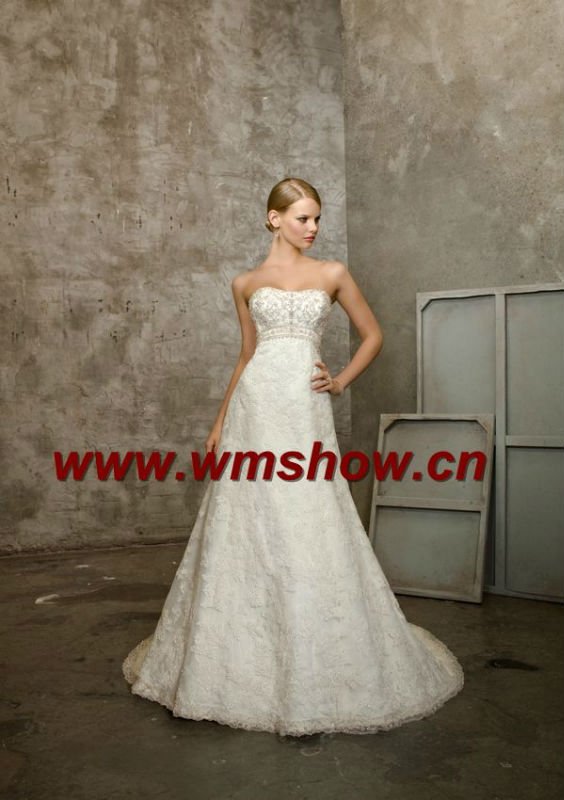 2011 Latest Modern Beautiful Ball Gown Vintage Lace Wedding Dresses