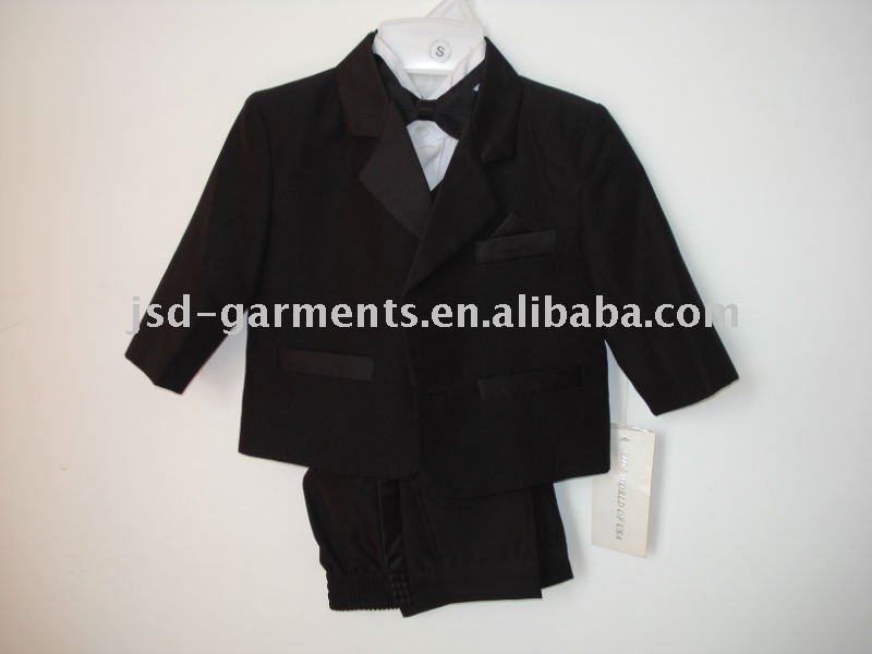 Boys Black Waistcoat