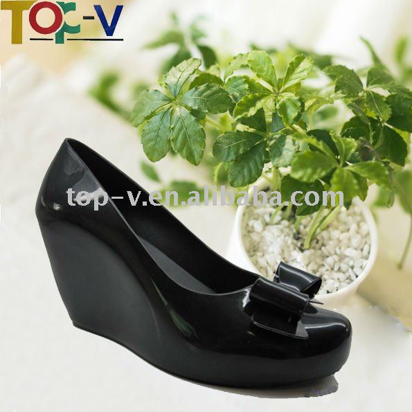 Blue Closed Toe PVC Women Roman Shoes, View roman shoes, Top-V Product ...