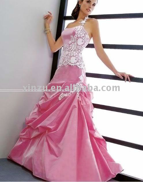 Hot Pink Cute Wedding Dress DB2286