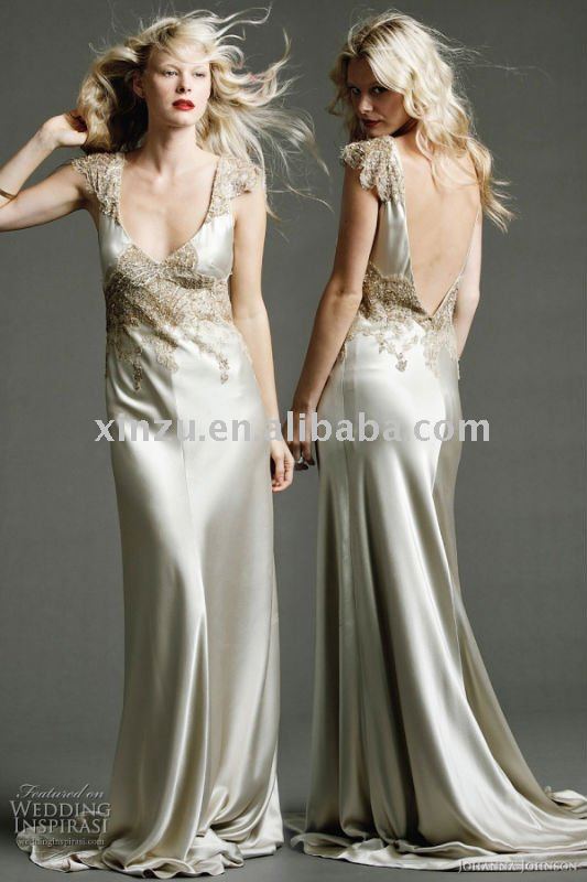 See larger image Sexy Lace Open Back Wedding Dress T112471