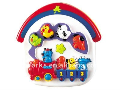 Baby  Train on Larger Image  Educational Toys Cartoon Music Train  Baby Toy English