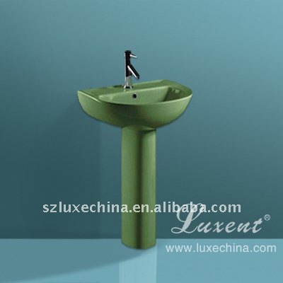 Pedestal Bathroom Sinks on Pedestal Lavatory Sinks Lemon Color  Bathroom Pedestal Basins