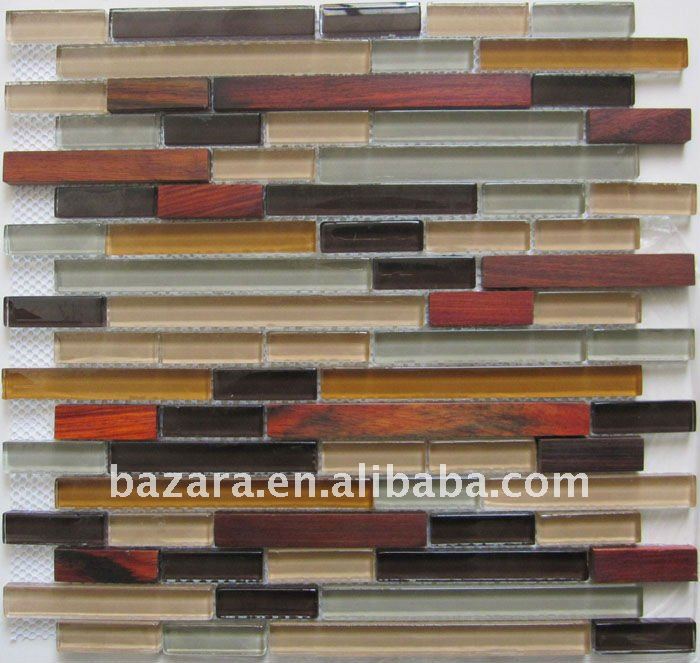 Home > Product Categories > Wooden Mosaic > art wood strip mosaic