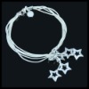 2011 Último Plata Fashion Star Charm Bracelet