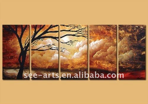 Tree Wall  on Tree Wall Art Decor Oil Painting Canvas Large Size View Tree Wall Art