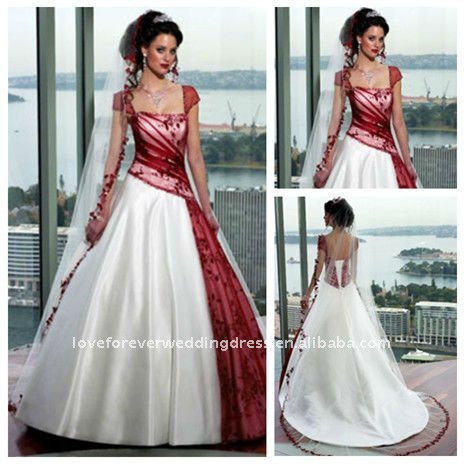   White Wedding Dresses on Red And White Wedding Dresses 2012 View Red And White Wedding Dresses