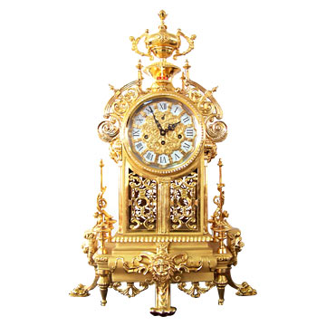 Cloisonne bronze clock_JMT(F) 05028