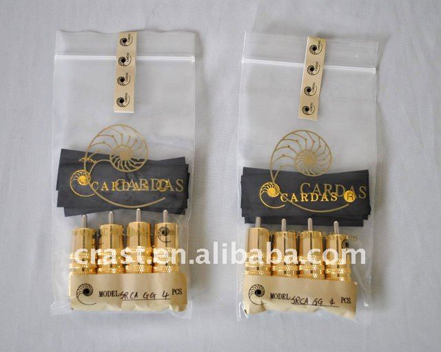 Cardas audio RCA plug for DIY RCA Audio cable gold platedView RCA