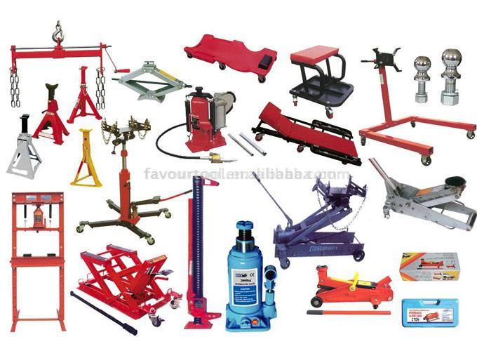 Hydraulic Jacks, Stands, Pipe Bender, Shop Press & Crane