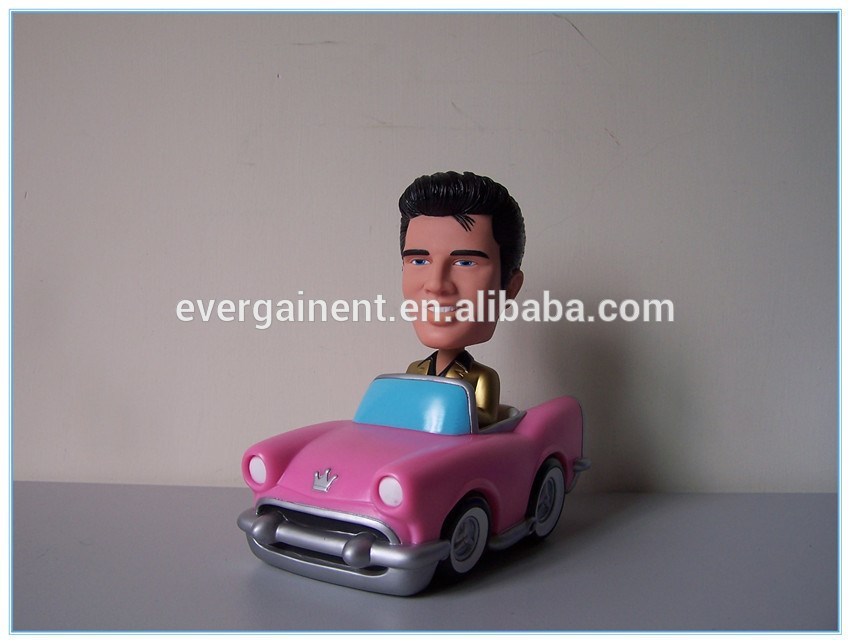 50s Elvis Presley Bobble Head Car