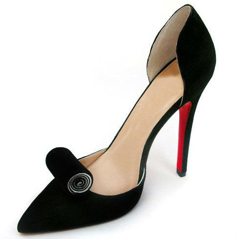 Designer  Shoes on Party Shoes  Sexy Designer Red Sole High Heels Black High Heels Shoes