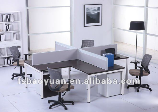 Modern Design office computer desk,View office table design,Baoyuan ...