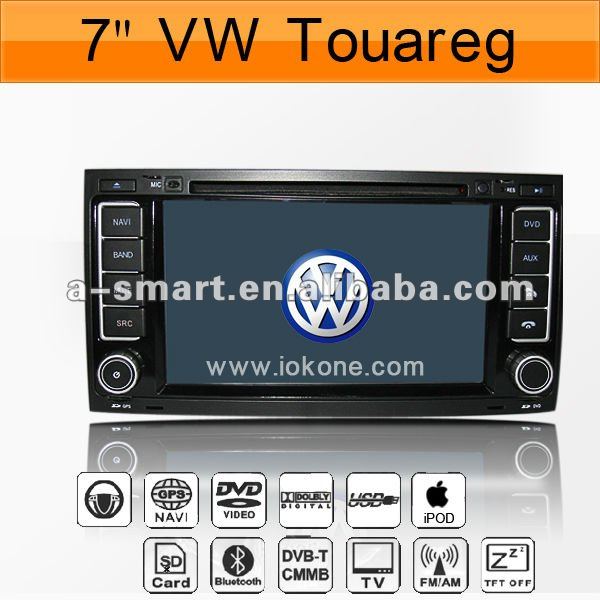 Hot VW Touareg car video 7 inch HD digital screen with gps