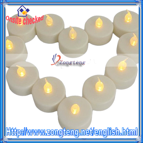 Electric Flicker Candles for Wedding Decoration Yellow