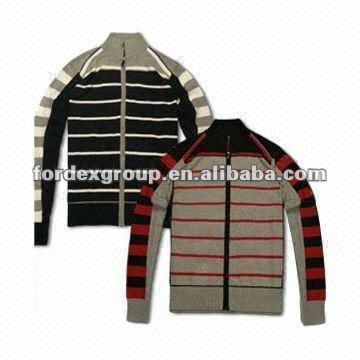 knit striped sweater