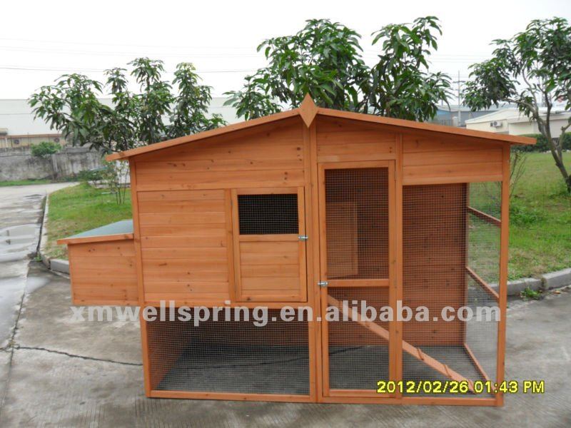 Easy cleaning wooden chicken coop, View wooden chicken coop 