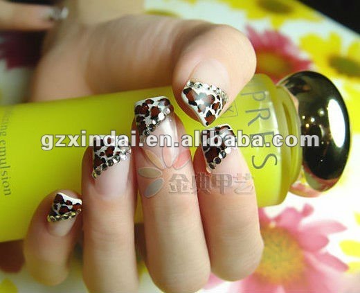 French nail sticker 3D nail sticker supplier